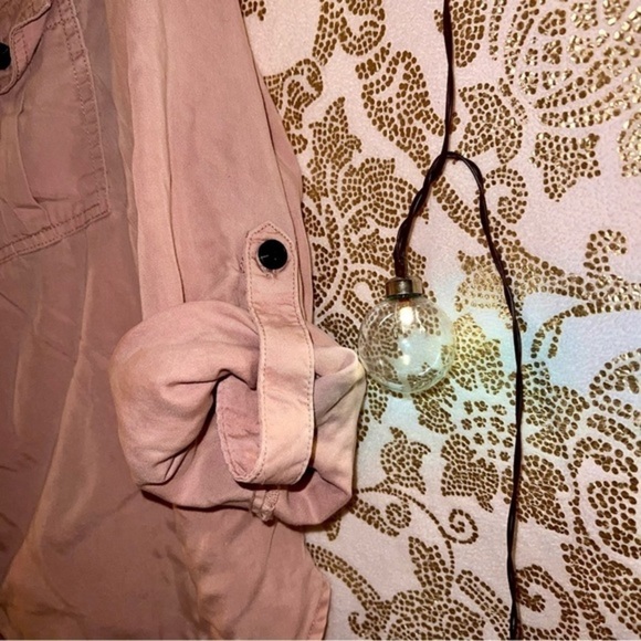 #060 🥀 KNOX ROSE Button Down Long Sleeve Blouse - Picture 5 of 6